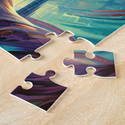 Weird Surreal Alien Woman Art Legpuzzel (Zijkant)