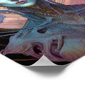 Weird Surreal Alien Woman Art Poster (Hoek)