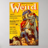 Weird Tales Comic Poster februari (Voorkant)