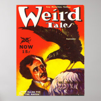 WEIRD TALES Cool Pulp Magazine Hoesje Art Poster