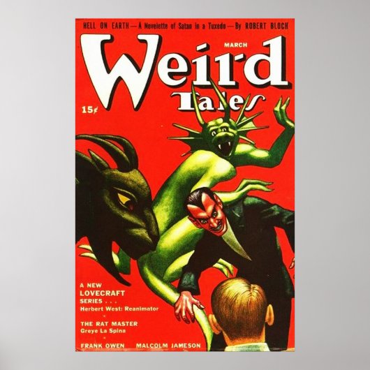 Weird Tales March 1942 Poster (Voorkant)