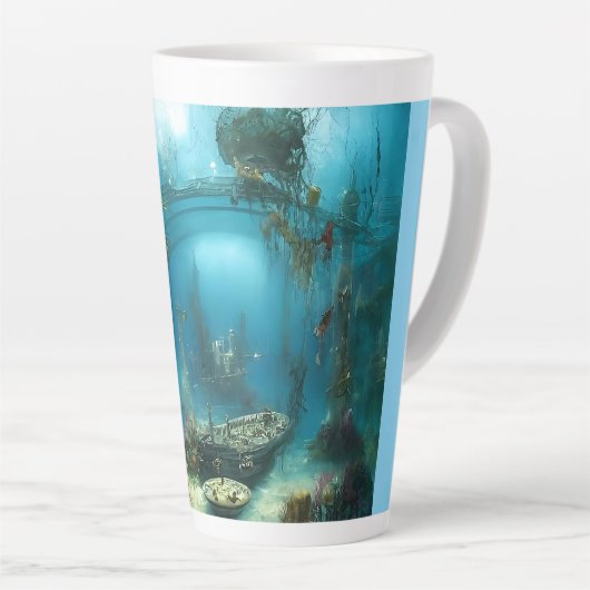 Weird underwater habitat latte mok (Rechterhoek)