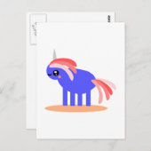 Weird Unicorn Briefkaart (Voorkant / Achterkant)
