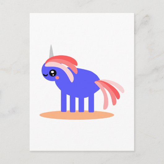 Weird Unicorn Briefkaart (Voorkant)