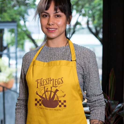 Weirdcore Boeren Markt Verse Eieren Oddity Standaard Schort