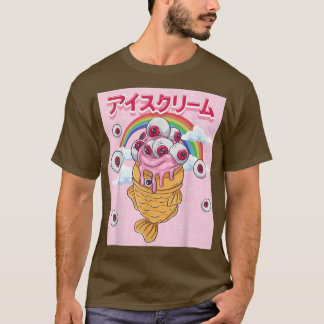 Weirdcore-estheticKawaii Taiyaki-ijsschone T-shirt