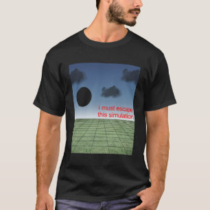 Weirdcore Esthetische Simulatie Gamer Nostalgiacor T-shirt