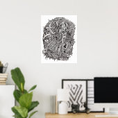 Weirdhead, door Brian Benson, poster (Thuiskantoor)