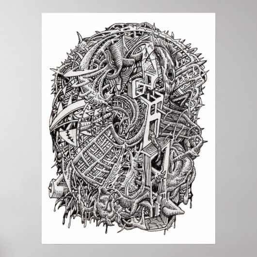 Weirdhead, door Brian Benson, poster (Voorkant)