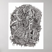 Weirdhead, van Brian Benson, poster (Voorkant)