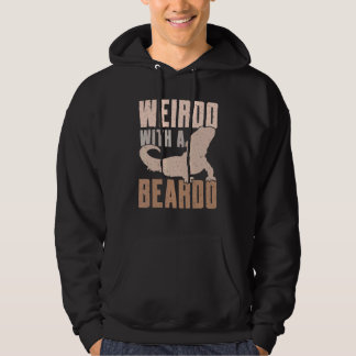 Weirdo met een draak van de bieder Lizard Gecko Hoodie