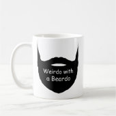 Weirdo met een Mok van Beardo, Funny Mug, Mok van  (Links)