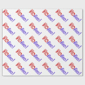 Weirdo! Ting Tong in het script voor Thai Language Cadeaupapier (Vlak)