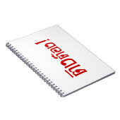 Weirdo! Ting Tong in het script voor Thai Language Notitieboek (Rechterzijde)