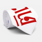 Weirdo! Ting Tong in het script voor Thai Language Stropdas (Opgerold)