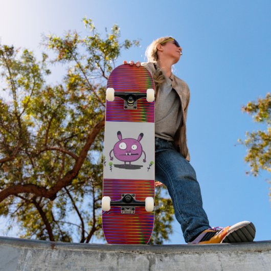 WEIRPLE MONSTER PURPLE Skateboard (Extérieur 1)