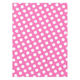 Weiß gepunktetes Muster Tafelkleed