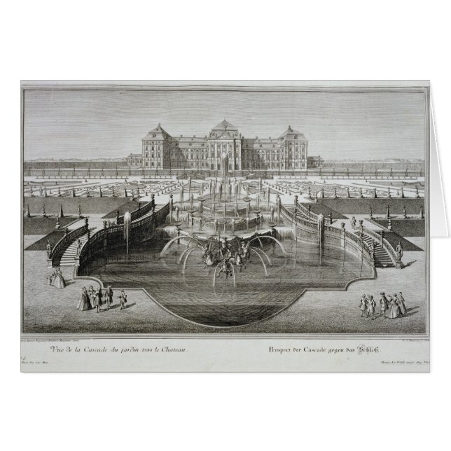 Weissenstein, uitzicht naar het kasteel vanaf de B (Voorkant Horizontaal)