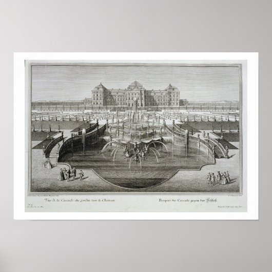 Weissenstein, uitzicht naar het kasteel vanaf de B Poster (Voorkant)