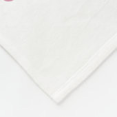 Weißes Einhorn mit Flügeln - Magic Queen Fleece Deken (Hoek)