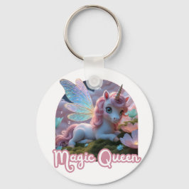 Weißes Einhorn mit Flügeln - Magic Queen Sleutelhanger