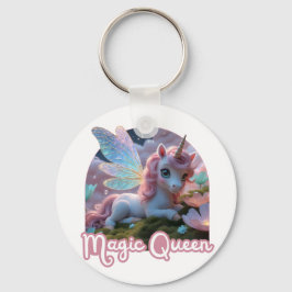 Weißes Einhorn mit Flügeln - Magic Queen Sleutelhanger