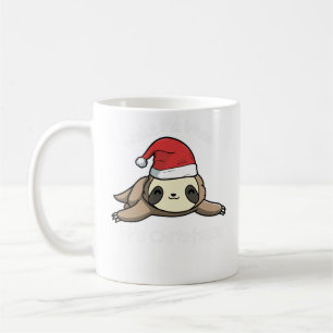 Wek me op als het kerstsnoepriet is koffiemok