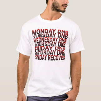 Wekelijks dagboek t-shirt