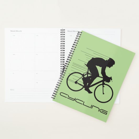 Wekelijks fietsontwerp/Maandelijkse planner (Display)