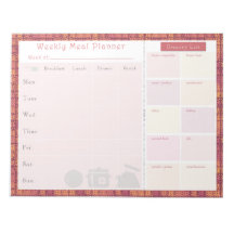 Wekelijks Meal Planner Autumn Metal