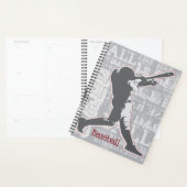 Wekelijks ontwerp van honkbalspeler/Maandelijkse p Planner (Display)