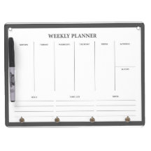 Wekelijks schema voor de planning