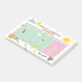Wekelijkse agenda Post-it® notities Notes (Schuin)