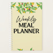 Wekelijkse maaltijdplanner planner (Voorkant)