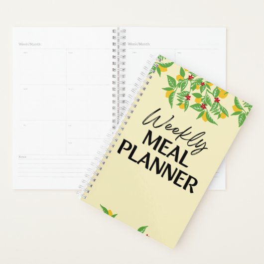 Wekelijkse maaltijdplanner planner (Display)