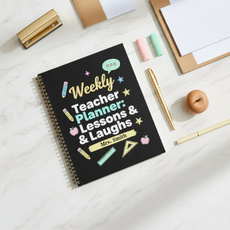 Wekelijkse Onderwijzers Planner: Lessen & Lachsalv Planner