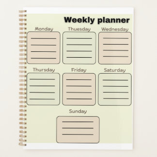 wekelijkse planner