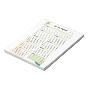 Wekelijkse planner agenda organizer takenlijst not notitieblok