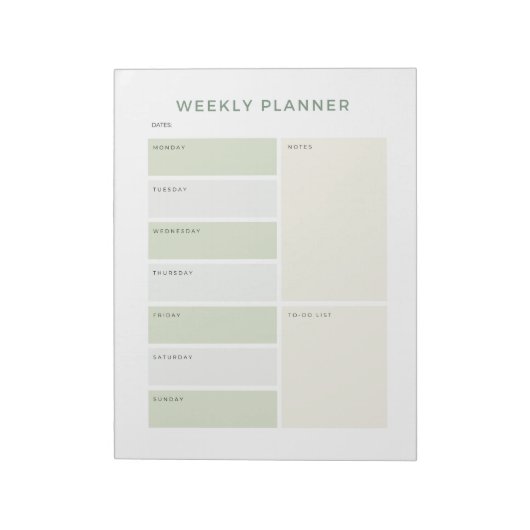 Wekelijkse planner Dagelijkse Time Block Afspraak Notitieblok (Gedraaid)