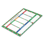 Wekelijkse Planner HOLIDAY-ACTIVITEIT | Scheur BOE Notitieblok (Schuin)