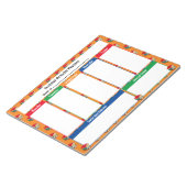 Wekelijkse Planner HOLIDAY-ACTIVITEIT | Scheur BOE Notitieblok (Schuin)