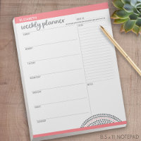 Wekelijkse Planner met de Naam van de Douane en Kl
