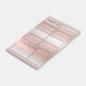 wekelijkse planner-Post-it® notes (Schuin)