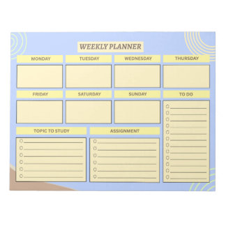 Wekelijkse Planner | Student & Docent Organizer Notitieblok