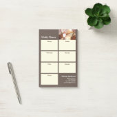 Wekelijkse planner Vader-dochter wandeling Herfstp Post-it® Notes (Kantoor)