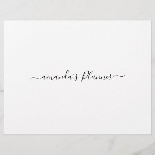 Wekelijkse planning om Kaart te doen (Achterkant)