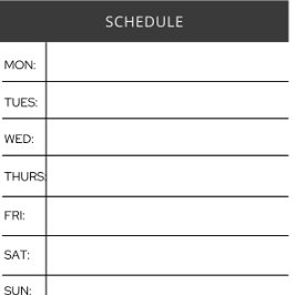 Wekelijkse Planning Tracker Post it notities Post-it® Notes