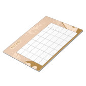 Wekelijkse Routine Trackers Notitieblok (Schuin)