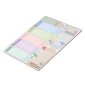 Wekelijkse verkuttenkat Kitten Multicolf Notitieblok (Schuin)