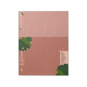 Wekelijkse zelfzorg notitieblok (Gedraaid)